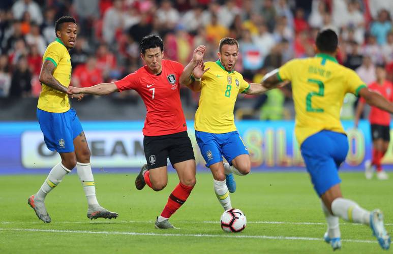 世界杯韩国vs巴西